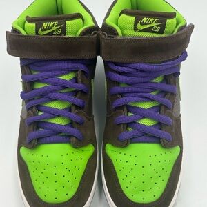 Nike SB Dunk‎ Mid “Donatello” | 2007 | Sz 11M | Rep Box/Insoles | Excellent Cond